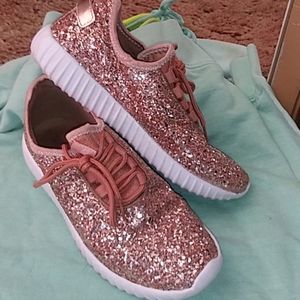 Rose gold shoes sz7